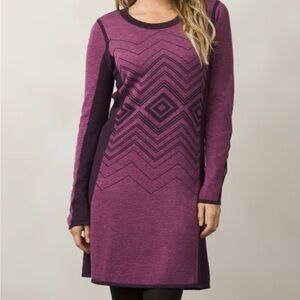 prAna Delia Dress Sangria NWT XS